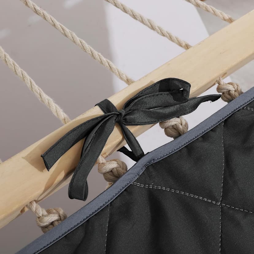Hombys Outdoor Hammock Pad & Pillow Set, 2 Person Hammock Pad, Grey