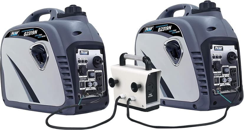 Pulsar 2,300W Portable Gas-Powered Quiet Inverter Generator With USB Outlet & Parallel Capability, Carb Compliant, G2319N