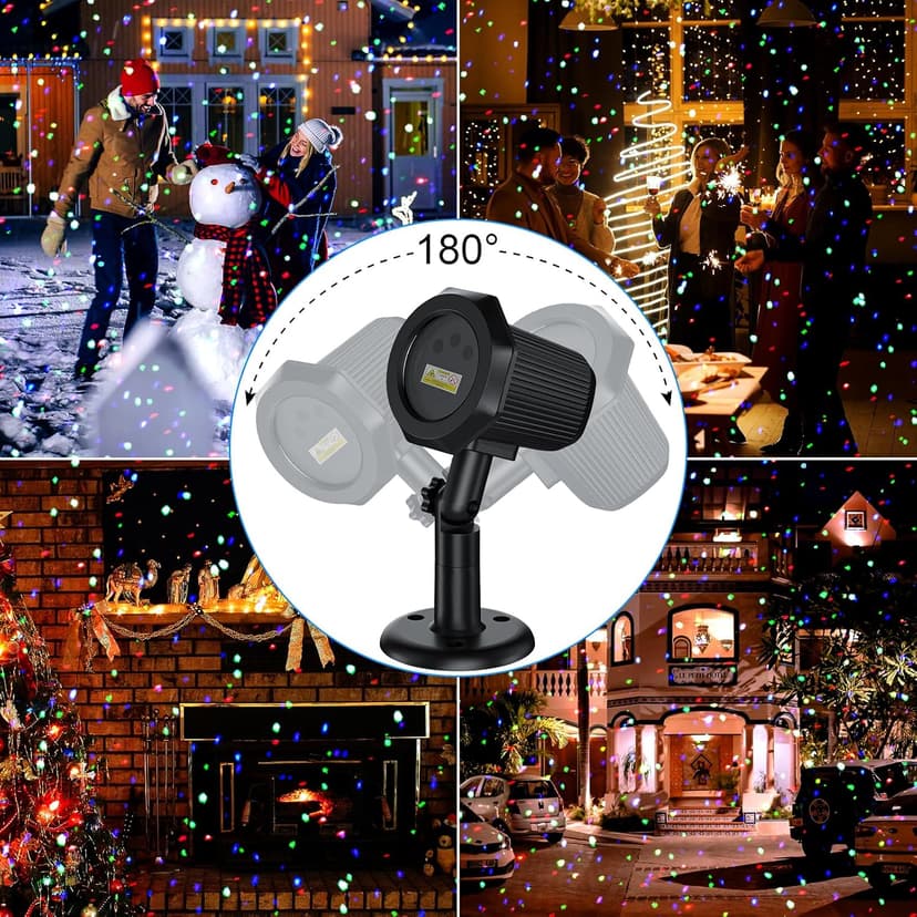 Firefly Laser Projector Lights Outdoor, Garden Light Projector with Remote and Timer, Waterproof Firefly RGB Lights Decoration for Wedding Christmas Halloween Holiday Party Yard Landscape Decor