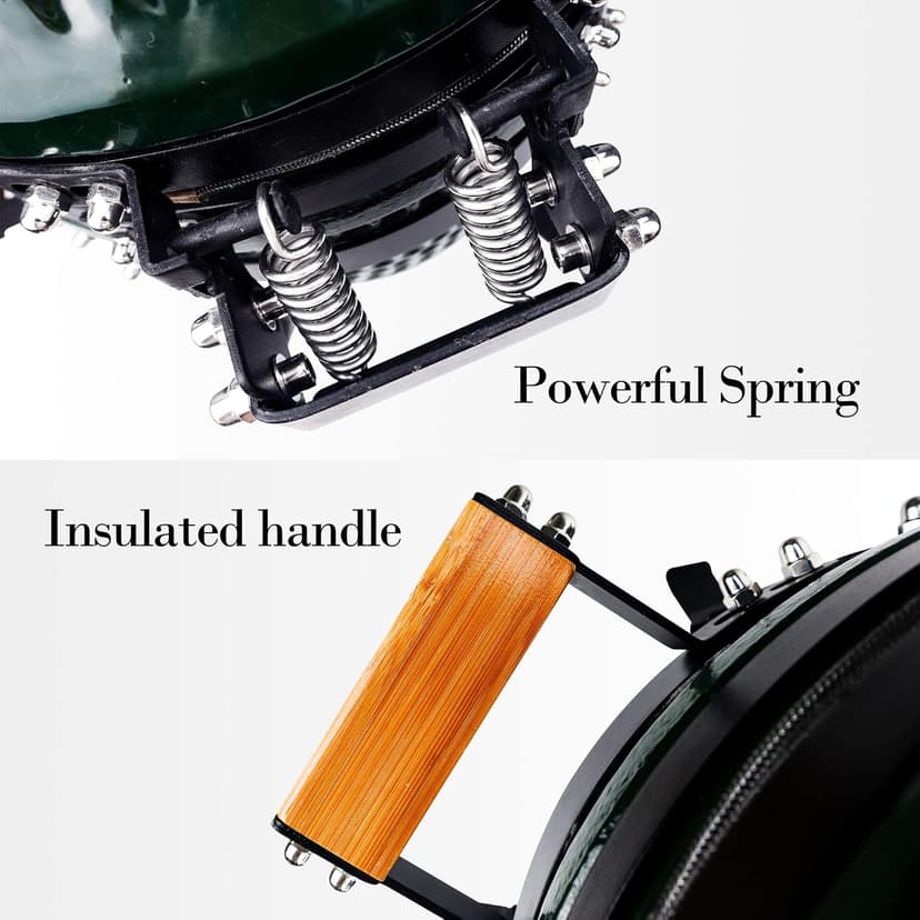 Ceramic Charcoal BBQ Kamado Griller - Portable Tabletop The Cadet Series Smoker