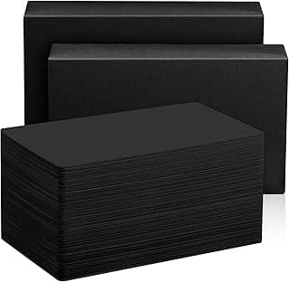 Tinlade 156 Pcs Blank Tarot Cards to Write on Standard DIY Tarot Deck with Case 2.76 x 4.72 Inch Make Your Own Blank Cards with Meanings on Them for Adults DIY Playing Divination, Easy to Write(Black)