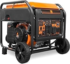 WEN GN625i 120V/240V, CARB Compliant 6250-Watt RV and Transfer-Switch-Ready Open Frame Inverter Generator, Black