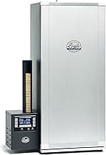 Bradley Smoker 6-Rack Outdoor Electric Smoker, Digital Vertical Smoker With Stainless Steel Grill