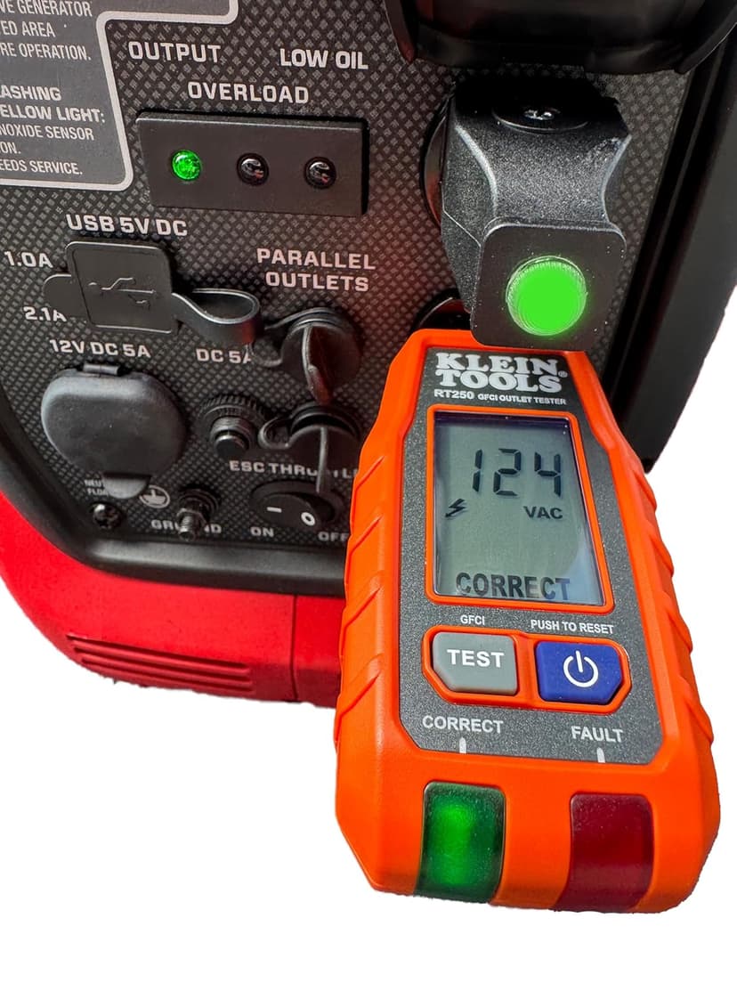 Neutral Ground Bonding Plug, Built in Surge Protection with LED Indicator, for Portable Generators or Inverters
