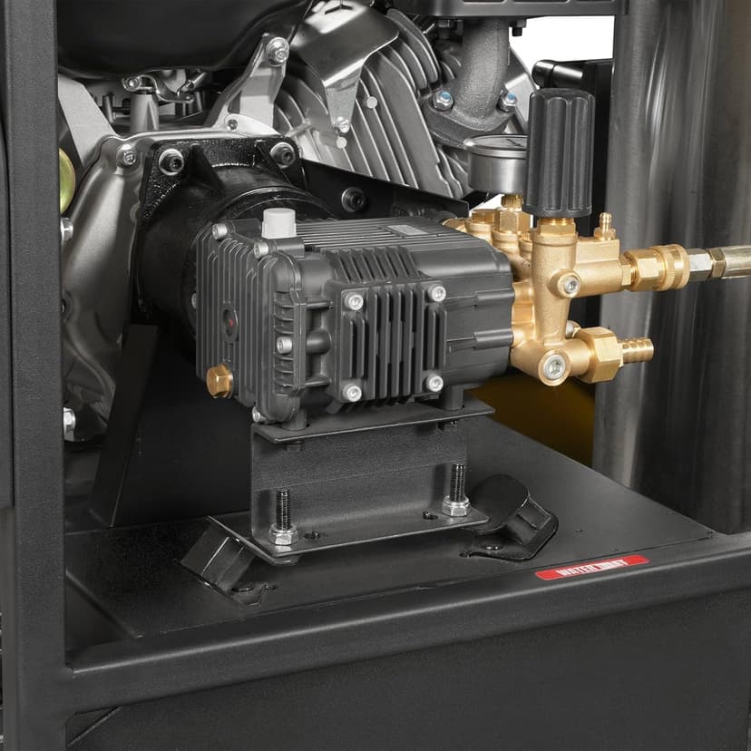 4000 PSI 4 GPM 15 HP E-Start Gas Engine Hot Water Pressure Washer with Hose Reel, HPW40D