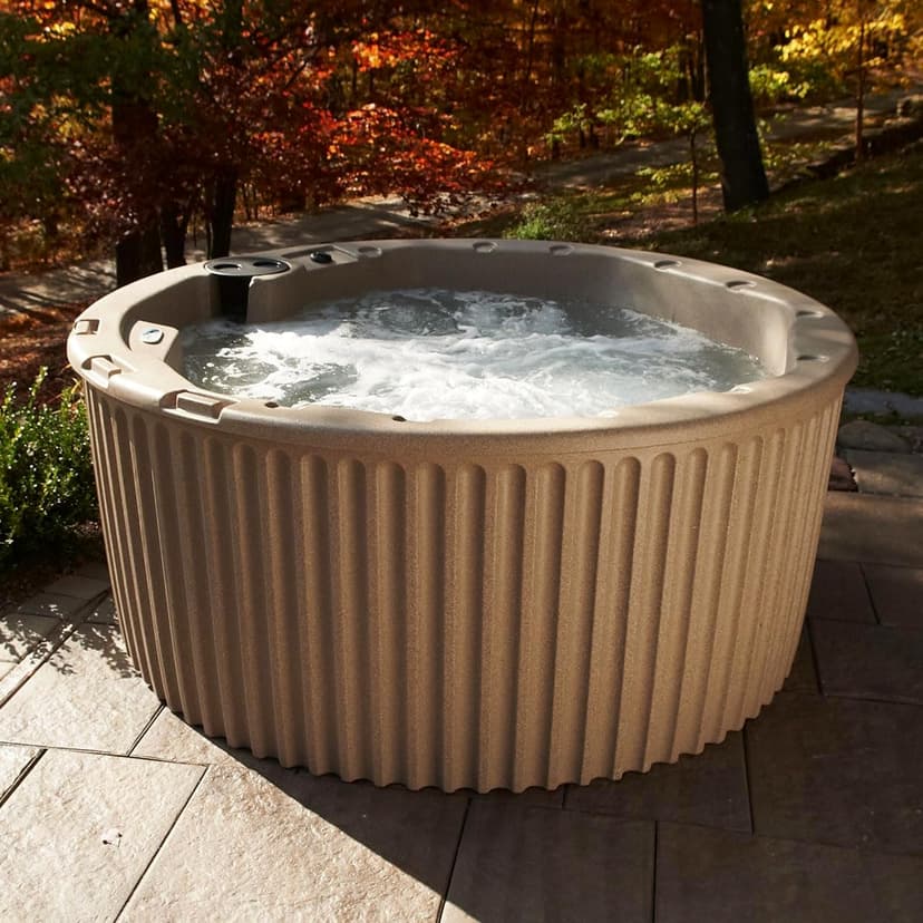 Outback Hot Tub, Fits 6 People, Standard Outlet Compatible, 20 Massage Jets, Cover Included, Made in USA, Aqualife by Strong Spas