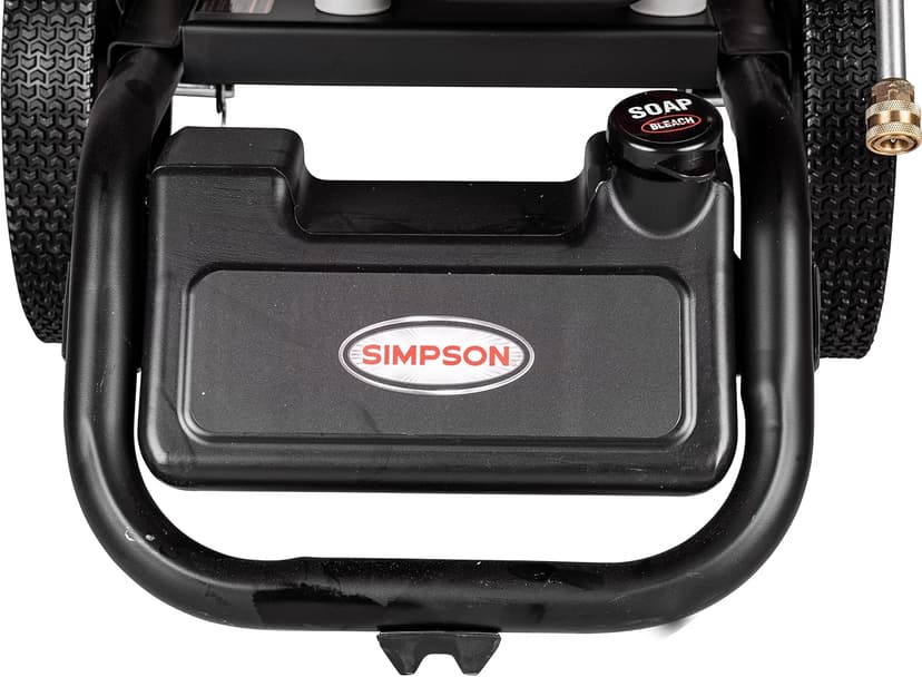 SIMPSON Cleaning MS61222-S MegaShot 3100 PSI Gas Pressure Washer, 2.3 GPM, CRX165 Engine, Includes Spray Gun, Extension Wand, On-Board Soap Tank, 4 QC Nozzles, 25-ft. Hyflex Hose, 49-State