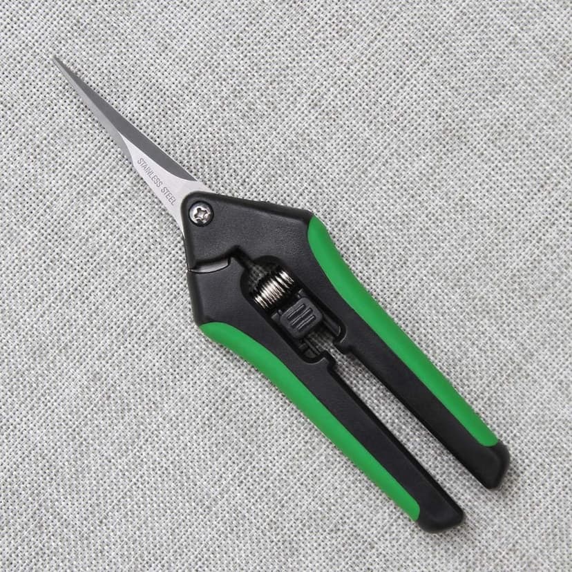 LDK 2 Pack Curved Blades Gardening Hand Pruner Pruning Snip, Garden Trimming Scissors