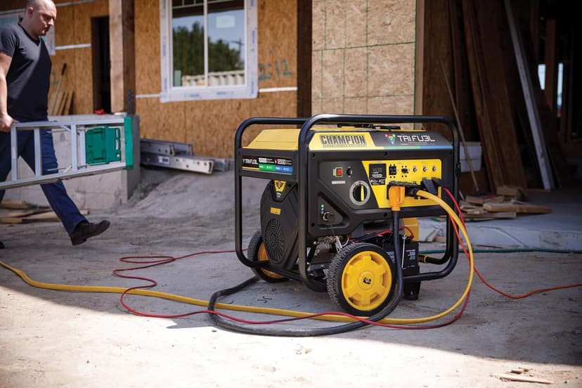 Champion Power Equipment 15,000-Watt Electric Start Tri Fuel Home Backup Portable Generator with CO Shield