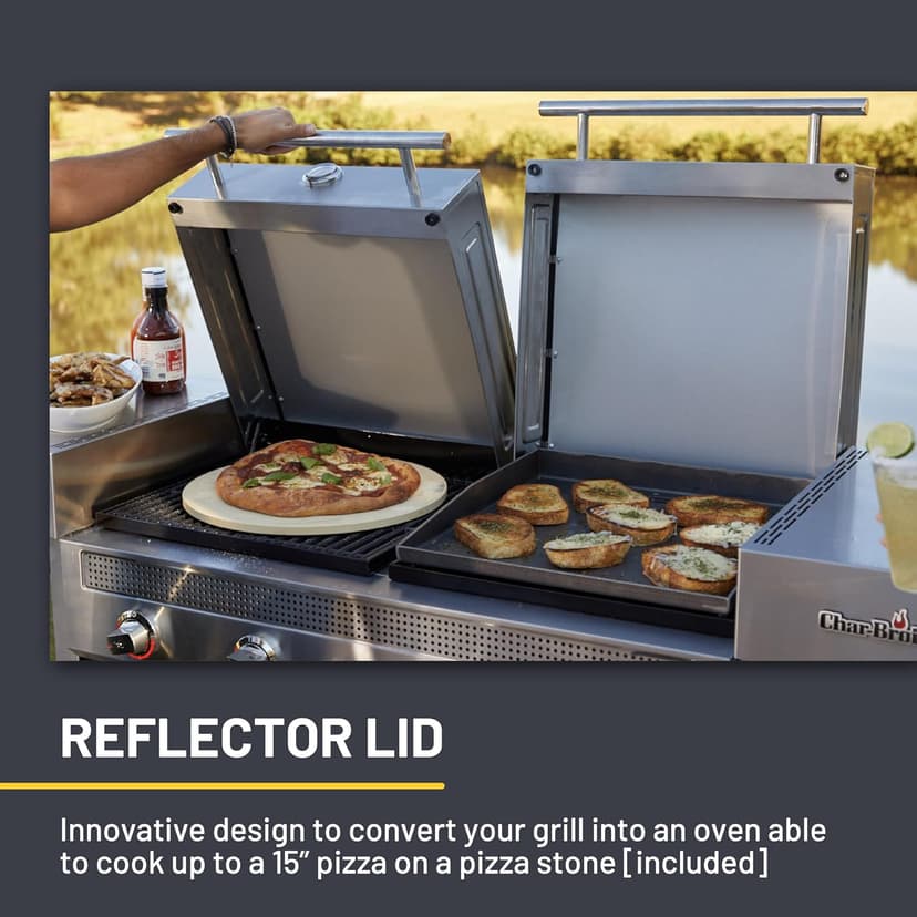 Char-Broil Medallion Series Amplifire Infrared Technology Vista 3-in-1 Stainless Steel Outdoor Kitchen - 463259423