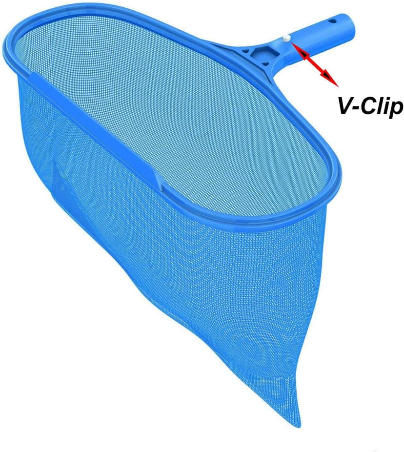 ATIE Butterfly Pool Clips - 6 Pack Attachment Clips for Swimming Pool Brush, Skimmer, Vacuum, Mini Jet Vacuum, Telescopic Pole