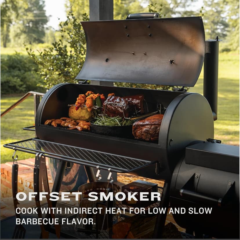 Oklahoma Joes® Highland Offset Reverse Flow Smoker and Grill - 24203003