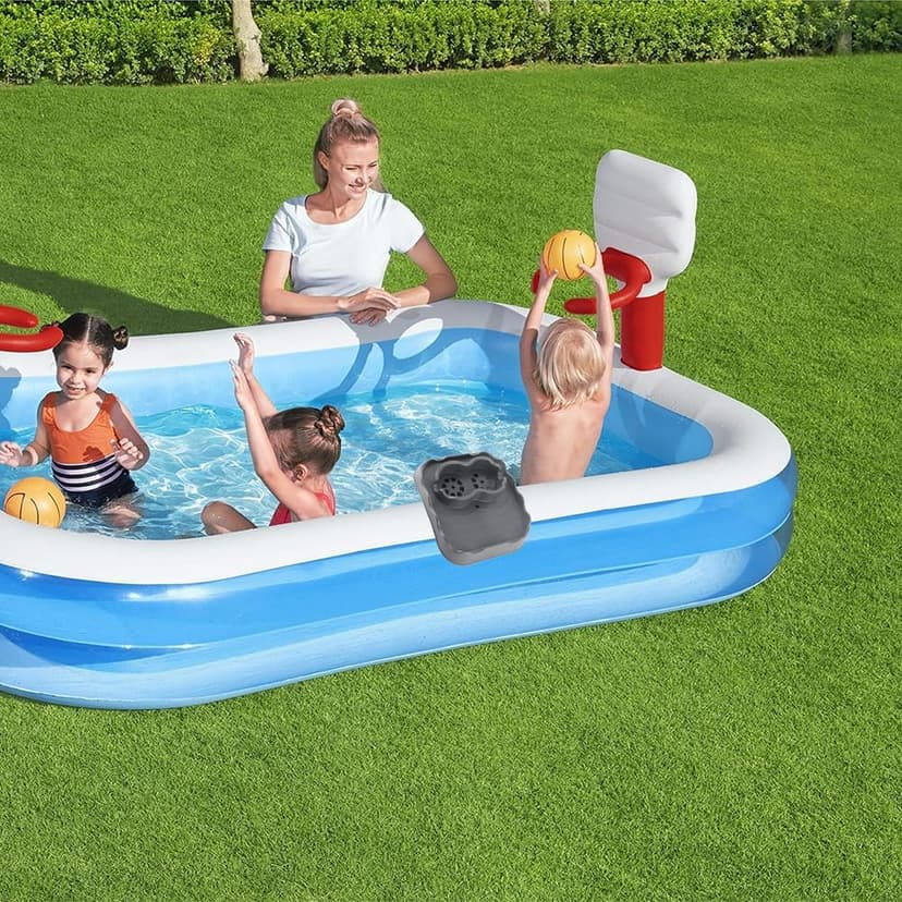 Hot Tub Table, Side Table Swimming Pool Spa Anti Slip Adjustable Hot Tub Side Table for Tables Tubs All Weather Cup Holder with Tray Bathtub Spa Outdoor Patio Drain Holes (Gray)