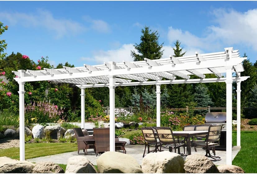 Regency Grande 12' x 24' Vinyl Pergola