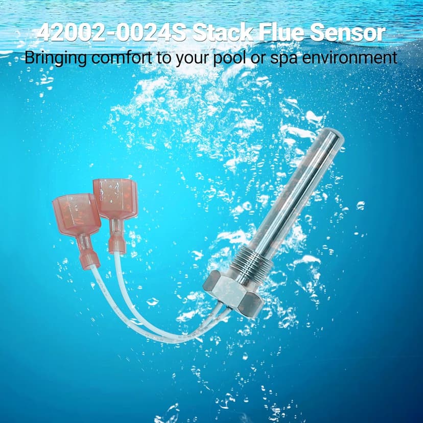 Funmit 42002-0024S Stack Flue Sensor Replacement for Pentair Sta-Rite MasterTemp Max-E-Therm Pool and Spa Heater Electrical System SR200 SR333 SR400