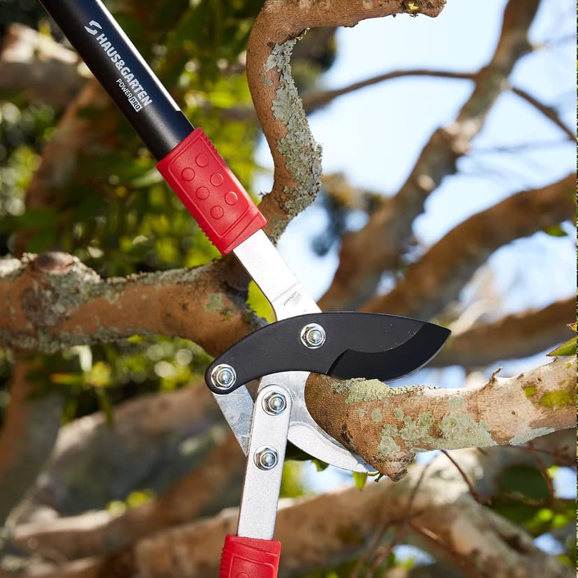 PowerPRO Compound Action 29" Bypass Loppers - Use as loppers for tree trimming, branch cutters, heavy-duty garden pruning tree clippers, lopping shears