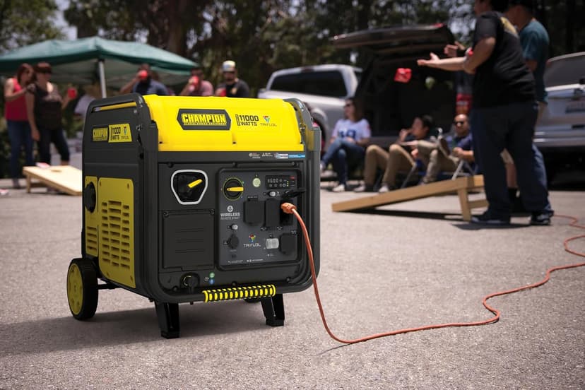 Champion Power Equipment 11,000-Watt Wireless Remote Start Tri Fuel Home Backup Portable Inverter Generator with Quiet Technology and CO Shield®