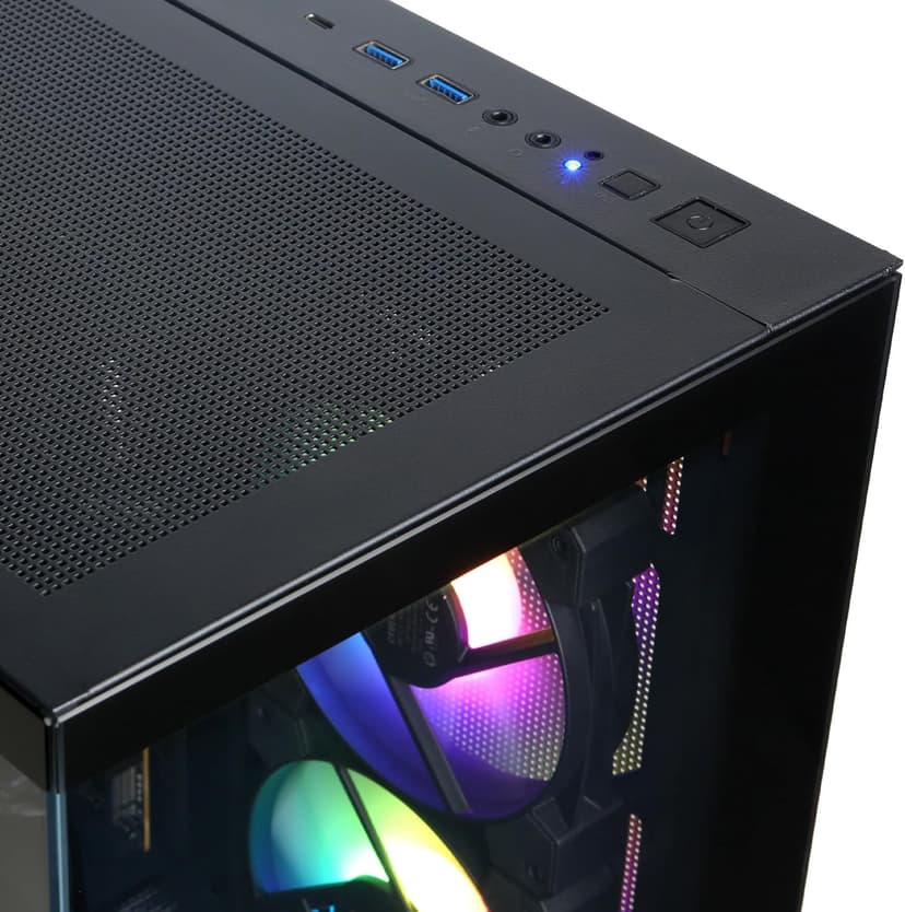 CyberPowerPC Gamer Master Gaming PC, AMD Ryzen 5 5500 3.6GHz, Radeon RX 6400 4GB, 16GB DDR4, 500GB PCIe Gen4 SSD, WiFi Ready & Windows 11 Home (GMA3100A)