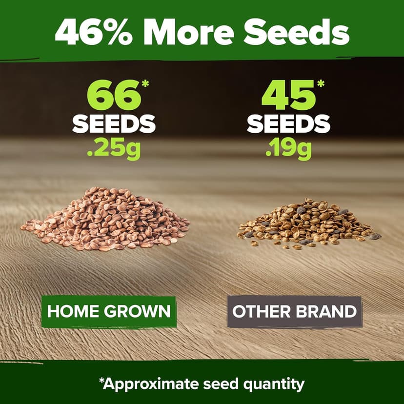 HOME GROWN San Marzano Tomato Seeds - 66 Non-GMO, USA Sourced Heirloom Tomato Seeds - Vegetable Seeds for Planting Indoor or Outdoor (Solanum lycopersicum)