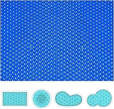 Evoio Solar Pool Covers, 12 x 24 Foot Solar Pool Blankets for Inground Above Ground Rectangular Swimming Pools, Heavy-Duty Floating Bubble Pool Hot Tub Spa Solar Covers Thermal Blanket (12 x 24 Ft)