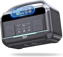 Portable Power Station 600W–576Wh LiFePO4 Battery/1 Hour Fast Charging, Solar Generator with Multiple Outputs – Reliable Backup Power for Camping, Off-Grid Living, and Emergencies