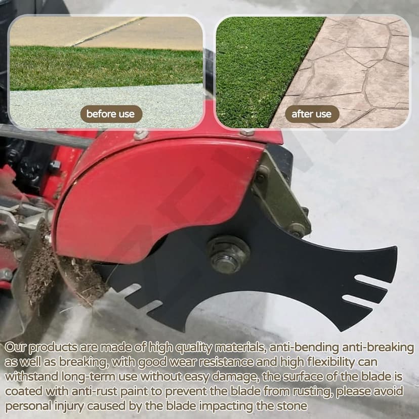 3 Pcs Universal 9" x 9" (1/2 inch Hole) Edger Blade, 3-Side Edger Star Blade for Craftsman Walk Behind Edger, Mclane 2059, Also for Power Trim Edgers Tru-Cut Edgers King Lawn Edgers