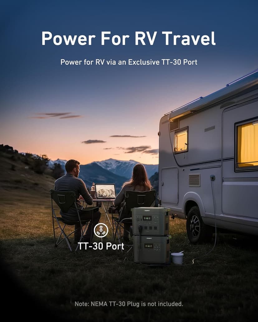 GROWATT Portable Power Station，Infinity 2000 Green Electric Solar Generator，2048Wh LifePO4 Battery,2200W AC Output for Home Use, Outdoor Camping, RVs and Emergency Backup(Solar Panel Optional)