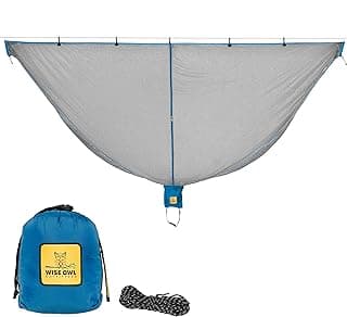 Wise Owl Outfitters Hammock Bug Net - The SnugNet Mosquito Net for Hammocks - Premium Quality, Waterproof, Mesh Hammock Netting w/Double-Sided Zipper - Essential Camping Gear