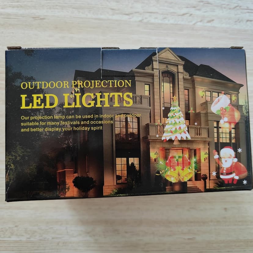 Holiday Projector Lights Outdoor,MOSSNDAR 64 HD Patterns Decorative Projector with RF Remote,Waterproof Landscape Lamp Projector for Garden Patio Independence Day Birthday Party Festival Decoration