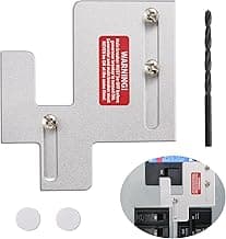 Generator Interlock Kit for Eaton/Cutler Hammer BR Series Breaker Box 150 A/200 Amp, Apply to 1 1/4 to 1 7/16 Inches Spacing Between Main and Generator Circuit Panel, Anodized Generator Lockout Kit