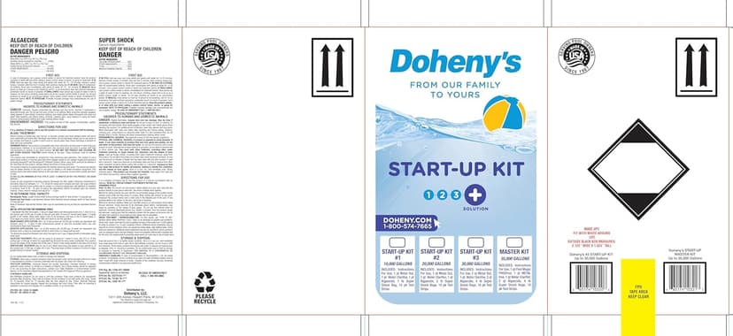Doheny's Ultimate Pool Opening Start-Up Kit | Includes Metal Out, Spring Control, Clarifier & Super Shock | Prevents Stains, Rust & Scale | Free Test Strips | Pro-Grade Pool Chemicals