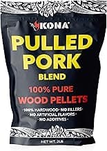 Kona Pulled Pork Blend Smoker Pellets, Intended for Ninja Woodfire Outdoor Grill, 2 lb Resealable Bag