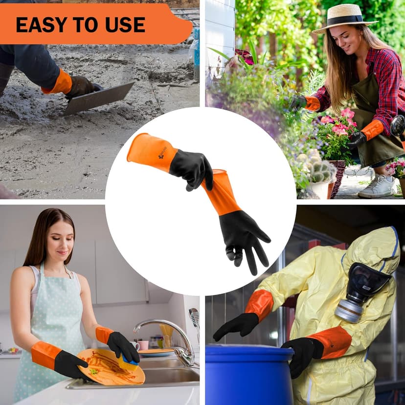 Gastody™ - Chemical Resistant Gloves, Reusable,Heavy Duty Safety Work Gloves,Resist Acid,Oil,Alkali - S-M-L-XL-XXL Size