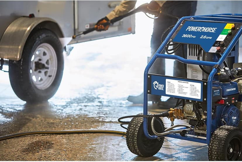 Powerhorse Propane Pressure Washer, Hot Water Pressure Washer Gas Pressure Washer with Propane Burner, Power Washer Car Pressure Washer