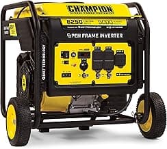 Champion Power Equipment 6250-Watt Portable Open Frame Inverter Generator with Quiet Technology