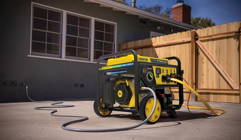 Champion Power Equipment 12,500-Watt Electric Start Tri Fuel Home Backup Portable Generator with CO Shield