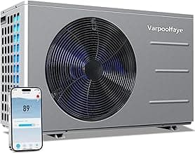 Pool Heat Pump 30000 BTU Pool Heater for Above Ground or Inground Swimming Pools Spa Heating and Cooling with WiFi Control Schedule 120V 8000 Gallon