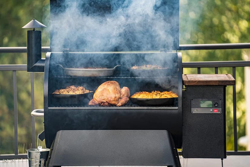 Traeger Grills Pro 780 Wood Pellet Smoker Grill, 6-in-1 BBQ Pellet Grill Combo, WiFi and App-Connected Electric Smoker, 780 Square Inches of Grilling Area, Temperature Control, Black Finish