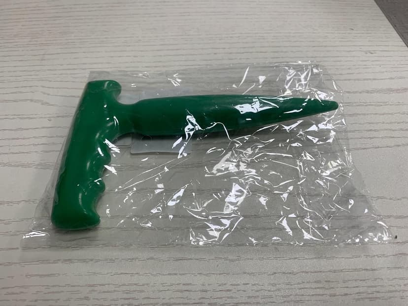6.9 inch Bulb Planter Tool Plastic Sow Dibbler with Handle Garden Hand Dibber Garden Seed Tool for Sowing Seeds Planting Bulbs Digging (Green)