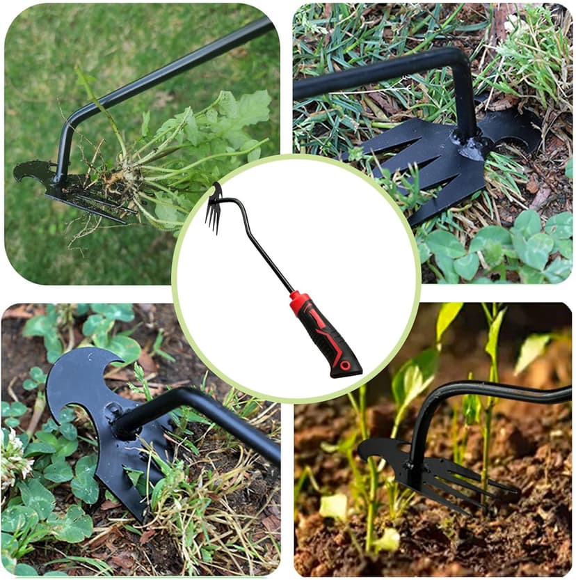 Weeding Tools 3 pcs,Portable Garden Weeder Tool,2025 New Weed Puller Tool,for Hand Weeder Puller for Vegetable Gardening Backyard Farm Planting & Uprooting Weeding Tool