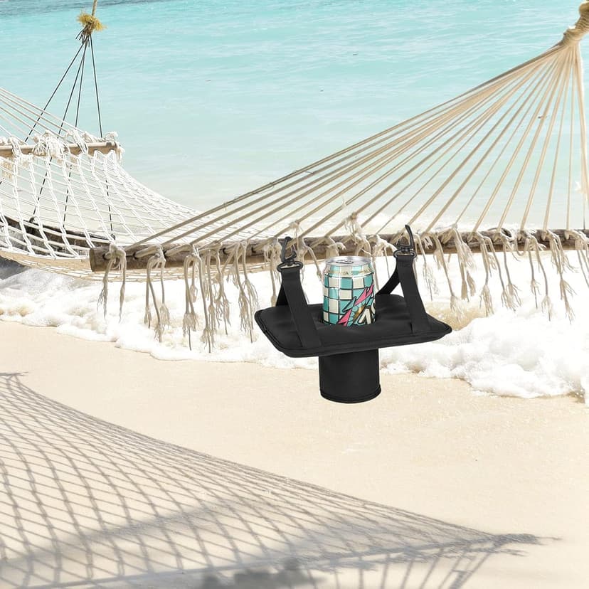 Xxerciz Neoprene Hanging Drink Holder for Rope Hammocks Hammock Chairs Lounge Chairs Outdoor Rope Hammock Accessory Foam Cup Holder