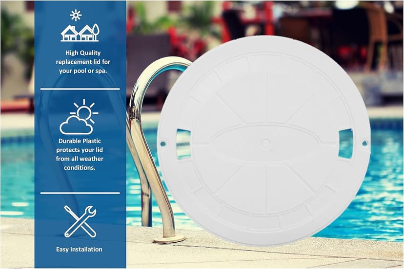 Aftermarket Skimmer Lid Replacement for Hayward Swimming Pool Skimmer Deck Cover SP1070C SPX1070C