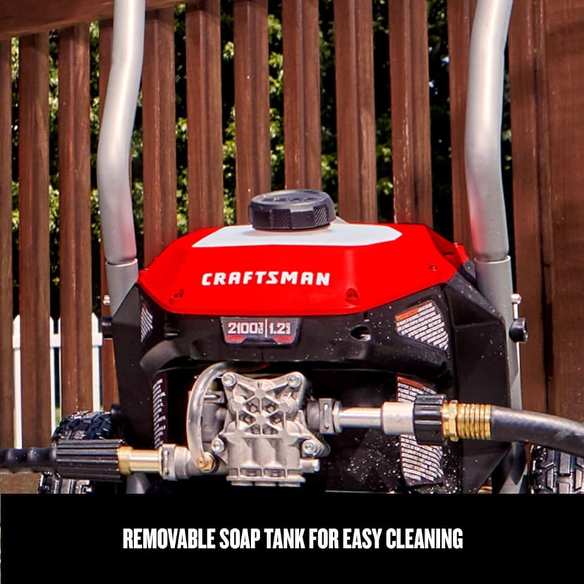 CRAFTSMAN Electric Pressure Washer, Cold Water, 2100-PSI, 1.2 GPM, Corded (CMEPW2100)