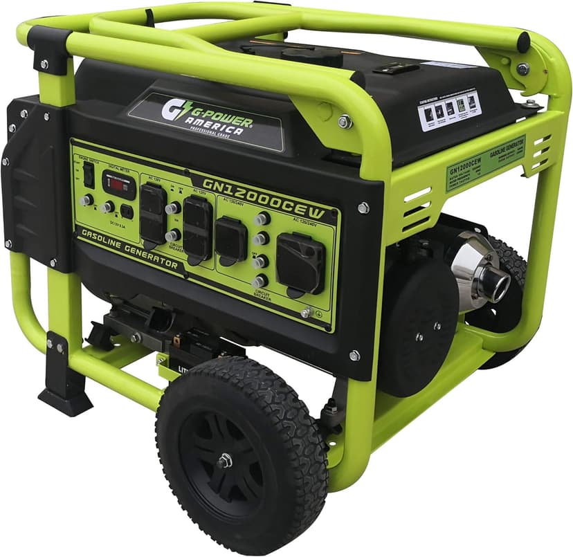 Portable Generator 12000 Watt,Gasoline Powered,Electric Start