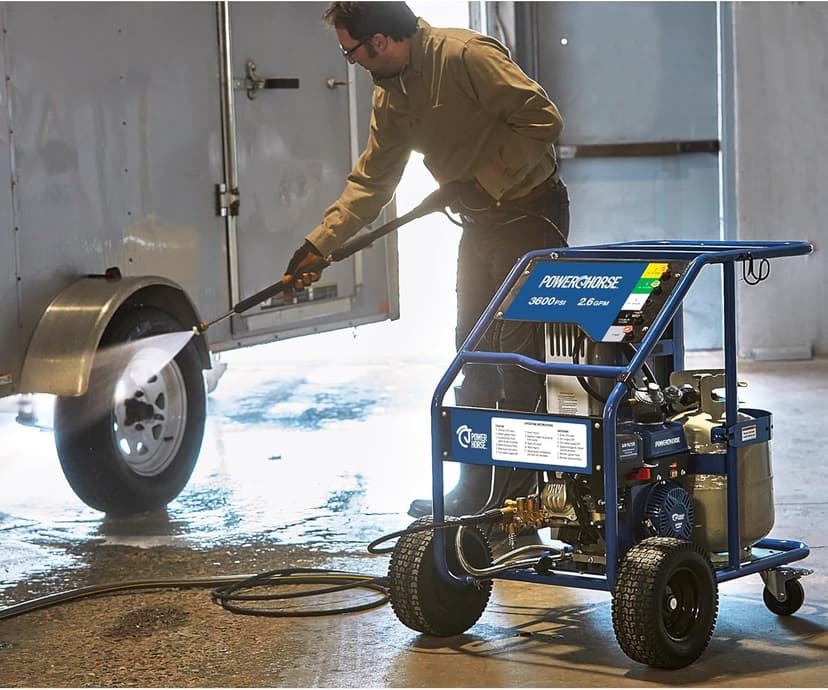 Powerhorse Propane Pressure Washer, Hot Water Pressure Washer Gas Pressure Washer with Propane Burner, Power Washer Car Pressure Washer