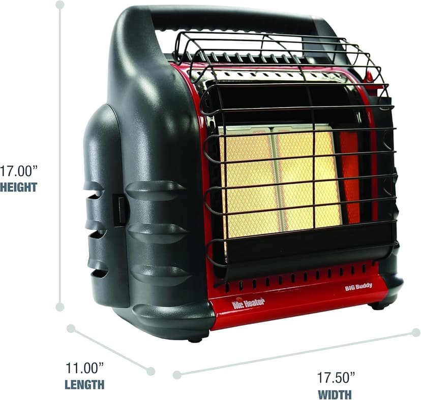 Mr. Heater 18,000 BTU Big Buddy Pro Series Portable Propane Heater