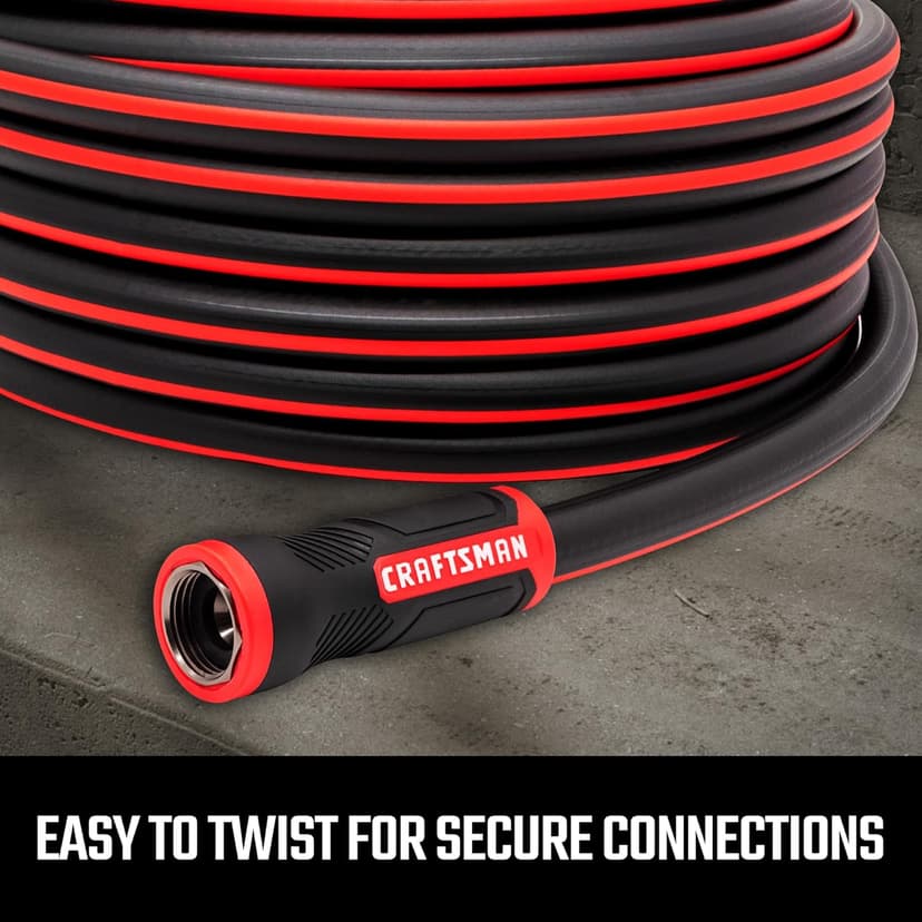 Craftsman Heavy Duty Professional Grade Garden Hose, 50 Feet x 5/8 Inch