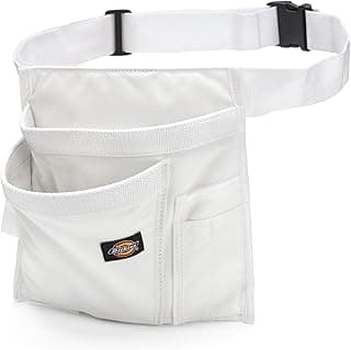 Dickies 5-Pocket Single Side Tool Belt Pouch/Work Apron, Durable Canvas Construction, Adjustable Belt for Custom Fit