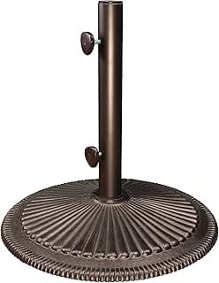 Treasure Garden 50 LB Classic Market Umbrella Base (Bronze Finish)