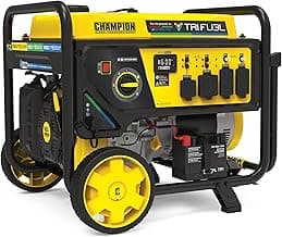 Champion Power Equipment 12,500-Watt Electric Start Tri Fuel Home Backup Portable Generator with CO Shield